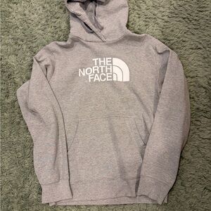 The North Face Light Gray Pullover Hoodie